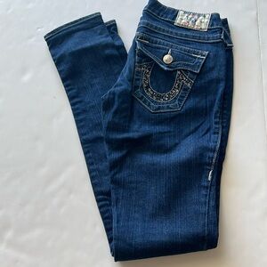 True religion rhinestone denim